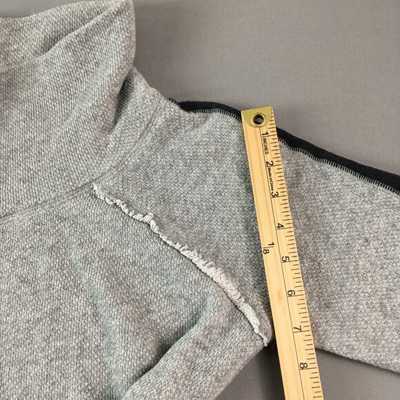 Free People Women's Grey Oversized Knit Cowl Neck Gorpcore Sweater Women's Sz XS - Picture 10 of 15